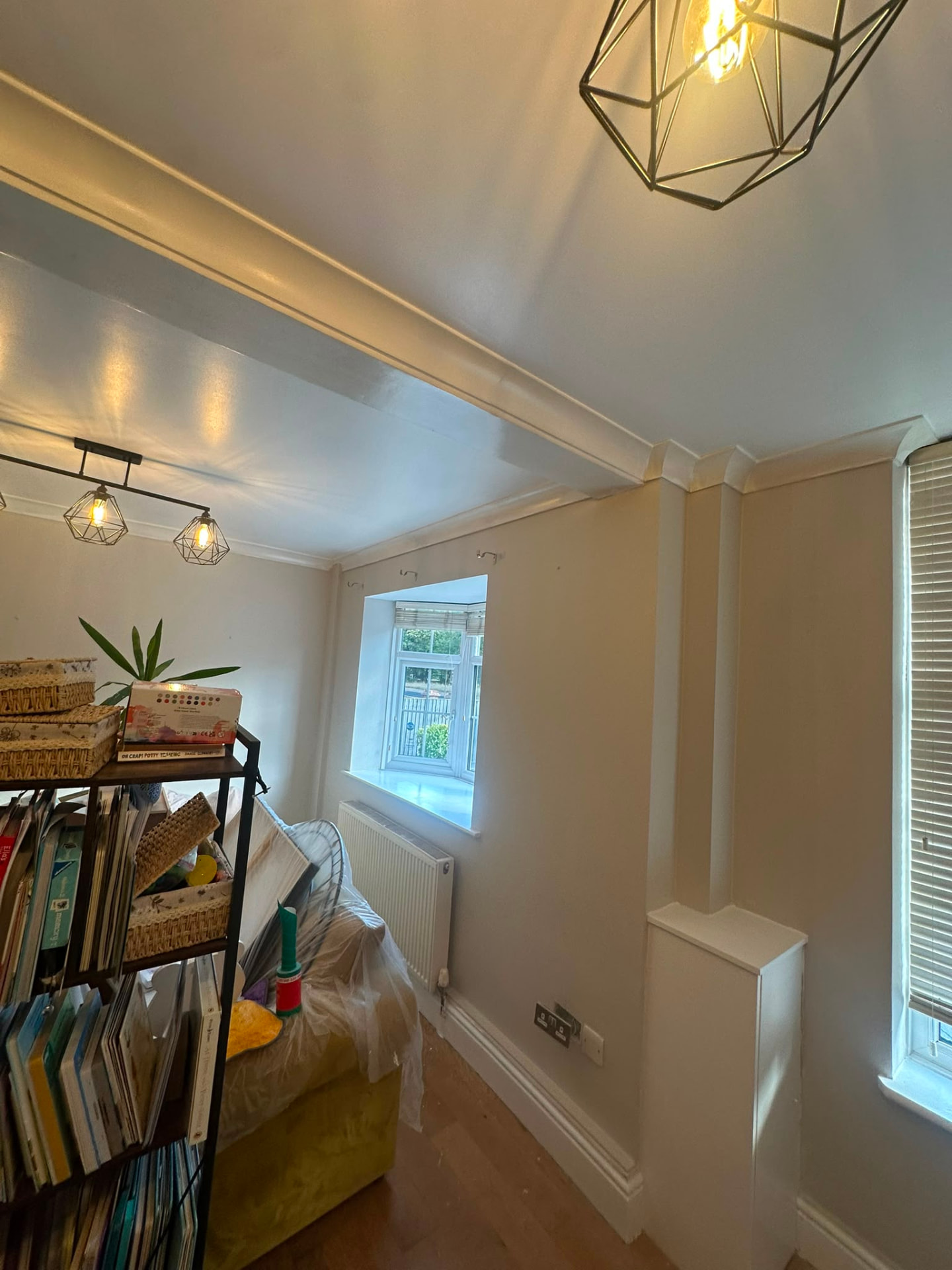Finished redecorated lounge corner in Croydon
