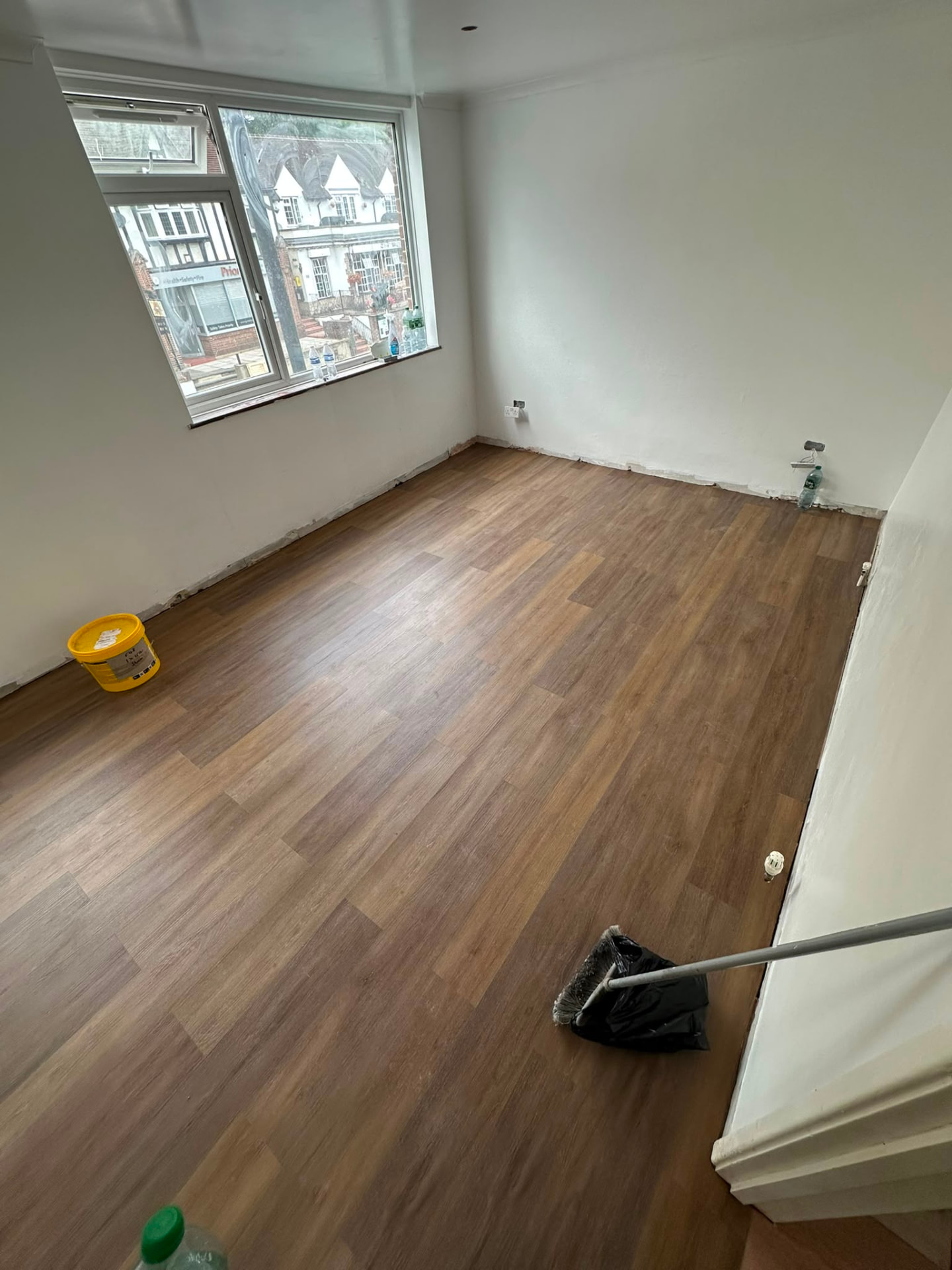 Room with new flooring and finished woodwork in Croydon