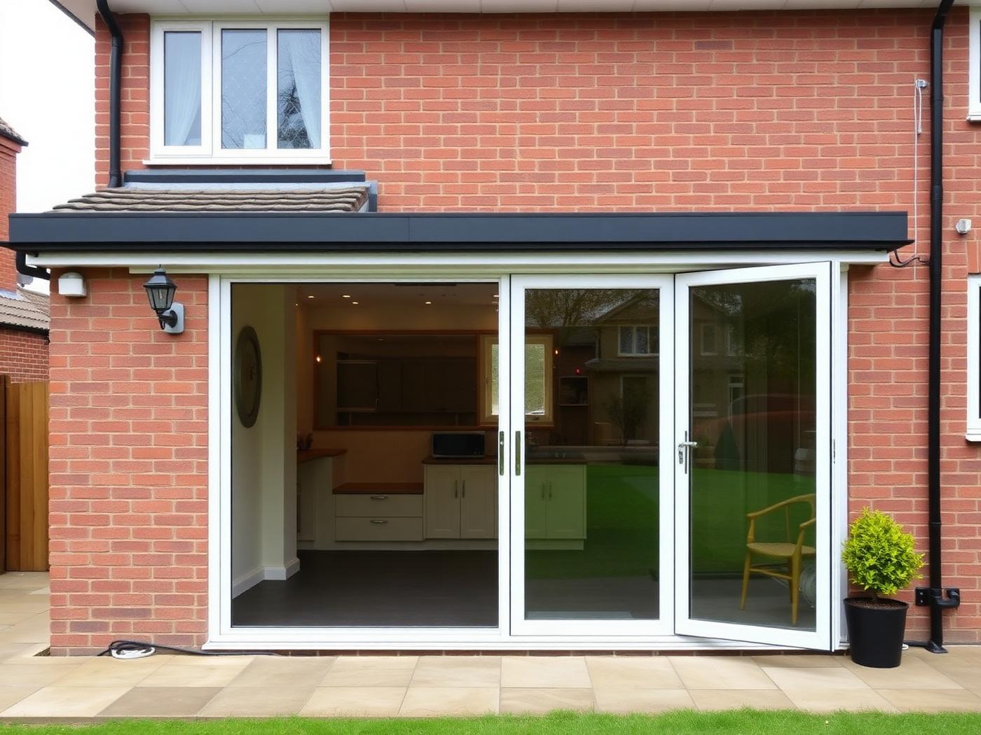 Renovated property interior with new plastering and flooring completed